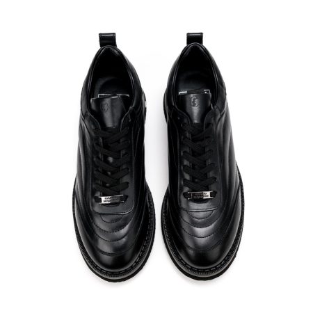 Muške kožne plitke cipele Roberto-Serpentini-58365 crne ravne 5 16334 roberto serpentini 58365 nero 3